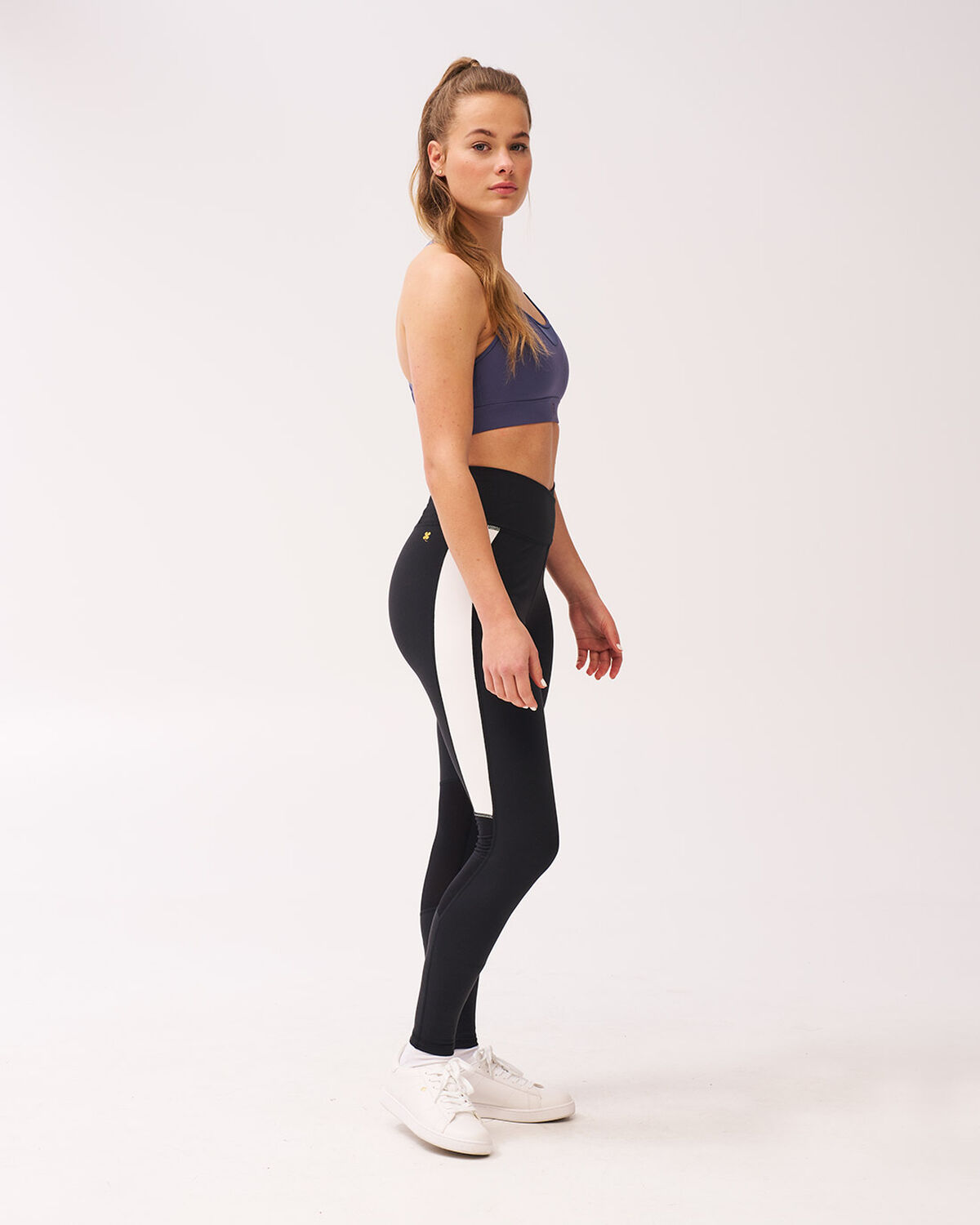 Women's Gym Set Black/Blue, , hi-res