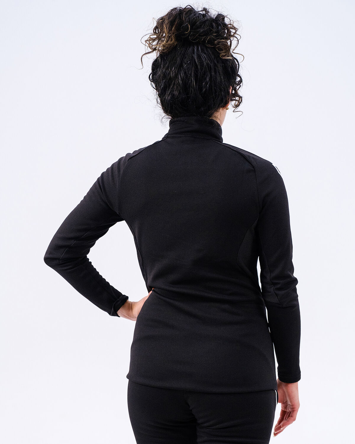 Women's Forward Jacket Half-Zip, Black, hi-res