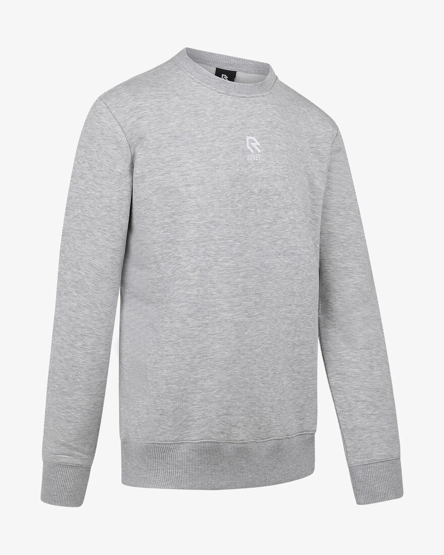Brandpack Crewneck, Heather grey, hi-res