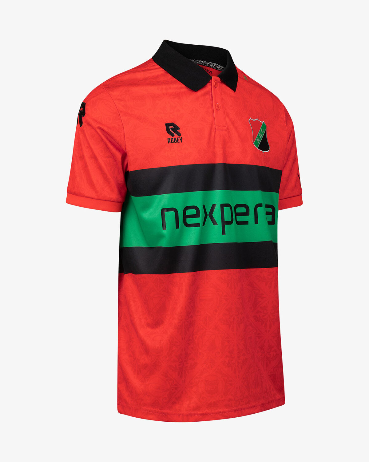 N.E.C. Wedstrijdshirt Thuis #1 25/26, Red/Green/Black, hi-res