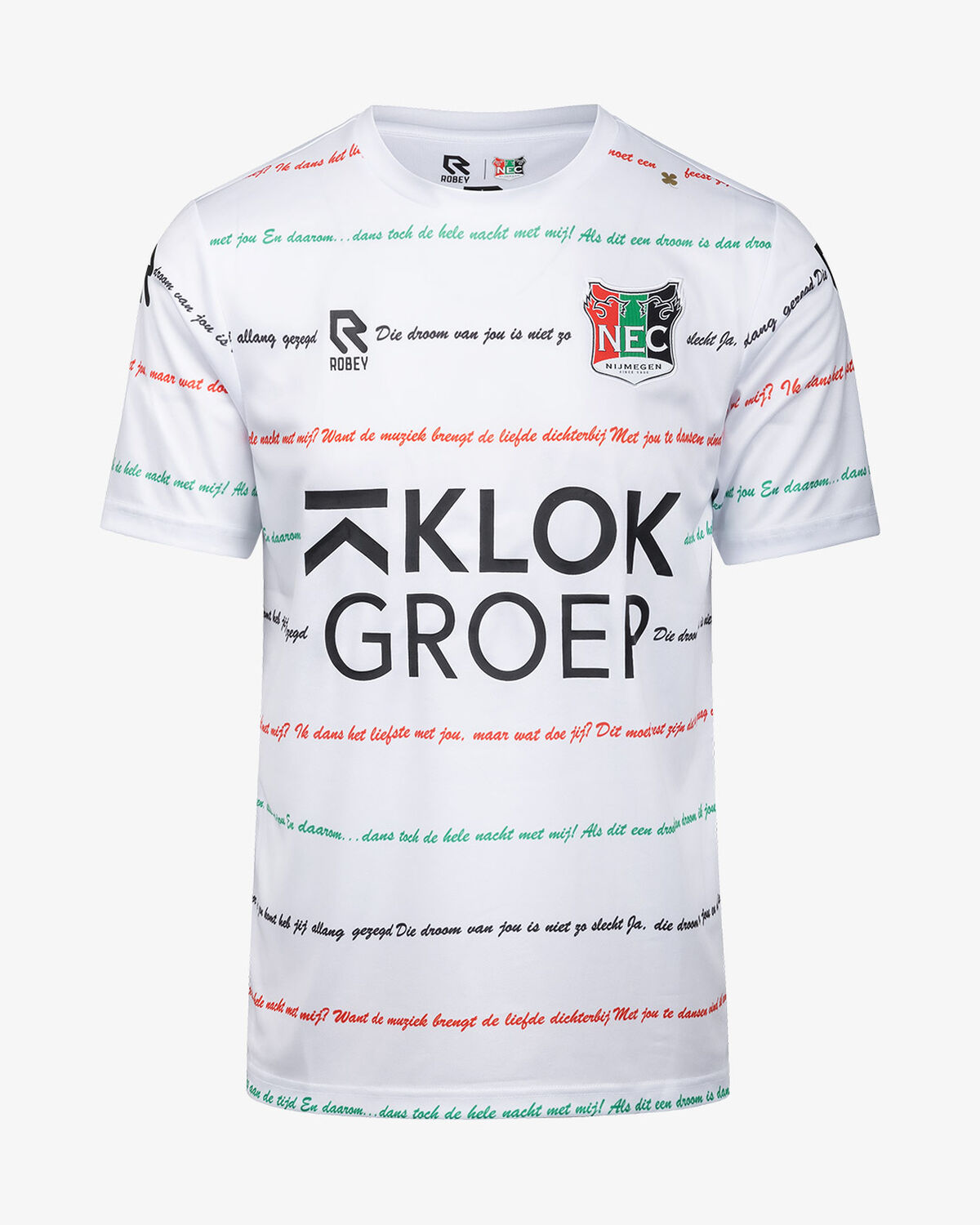 N.E.C. Bekerfinaleshirt Warming-Up, White, hi-res