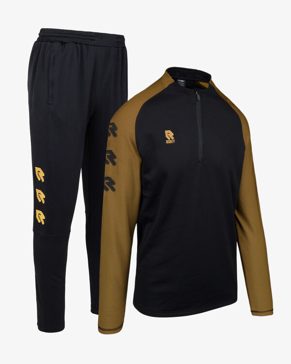 Robey Performance Tracksuit Black/Gold