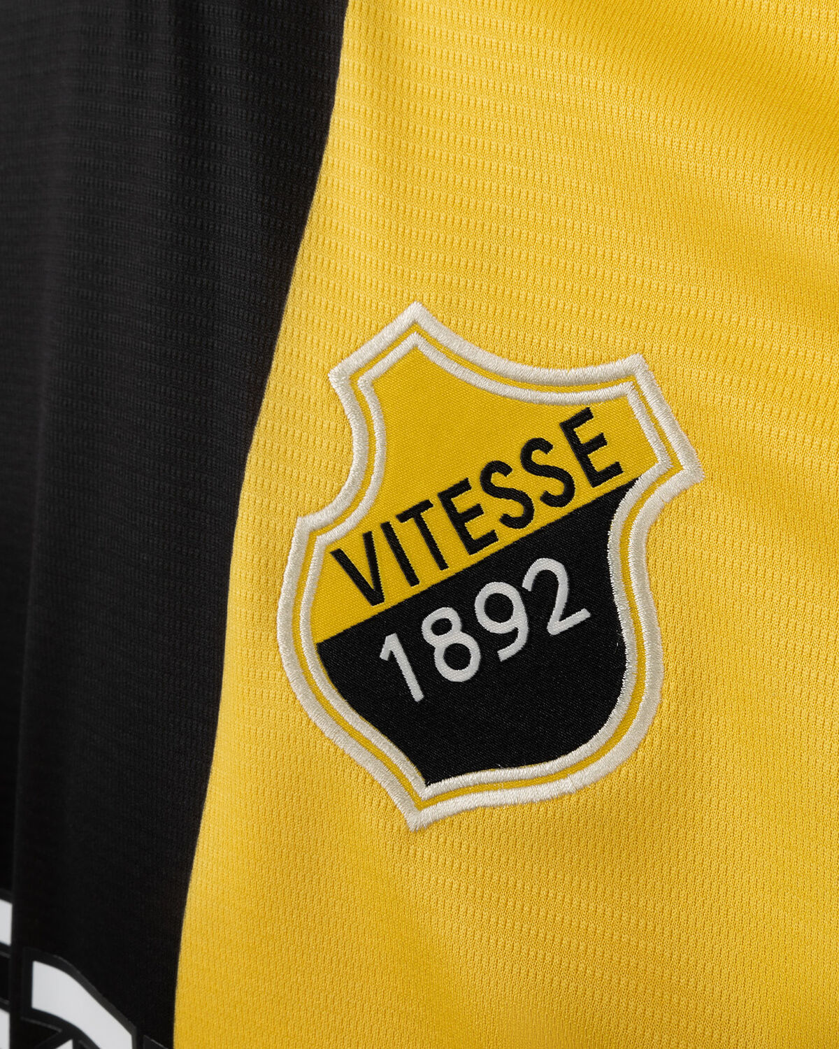 Vitesse Home Shirt Senior 24/25, Black/Yellow, hi-res
