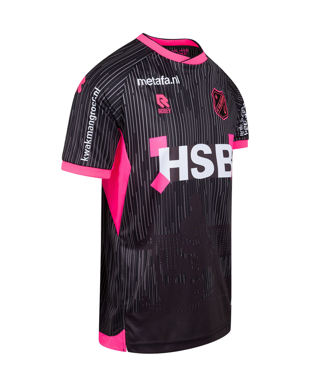 FC Volendam Away SS 21/22, Black, hi-res