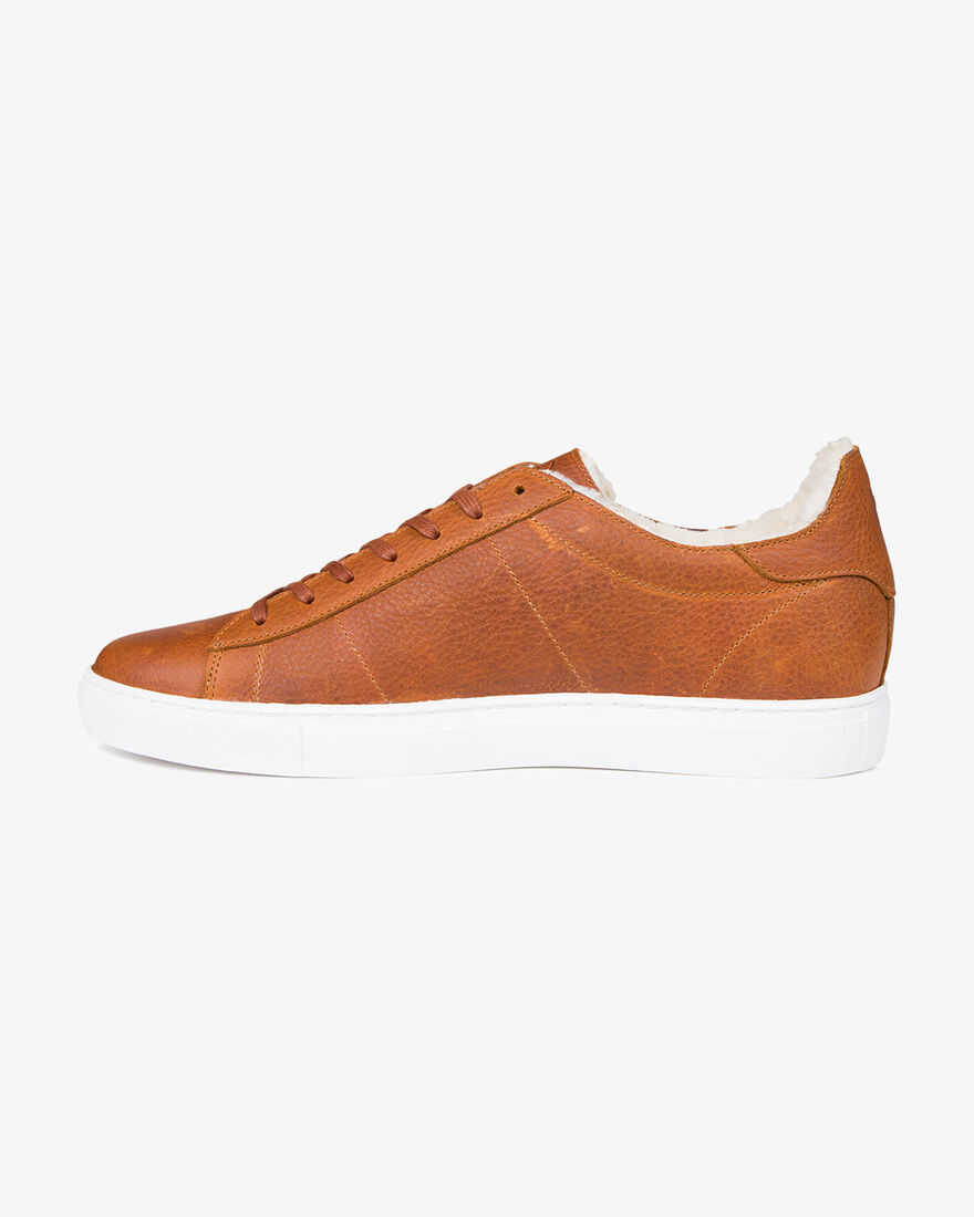 Adrien - Cognac - Leather, Black/Neon Pink, hi-res