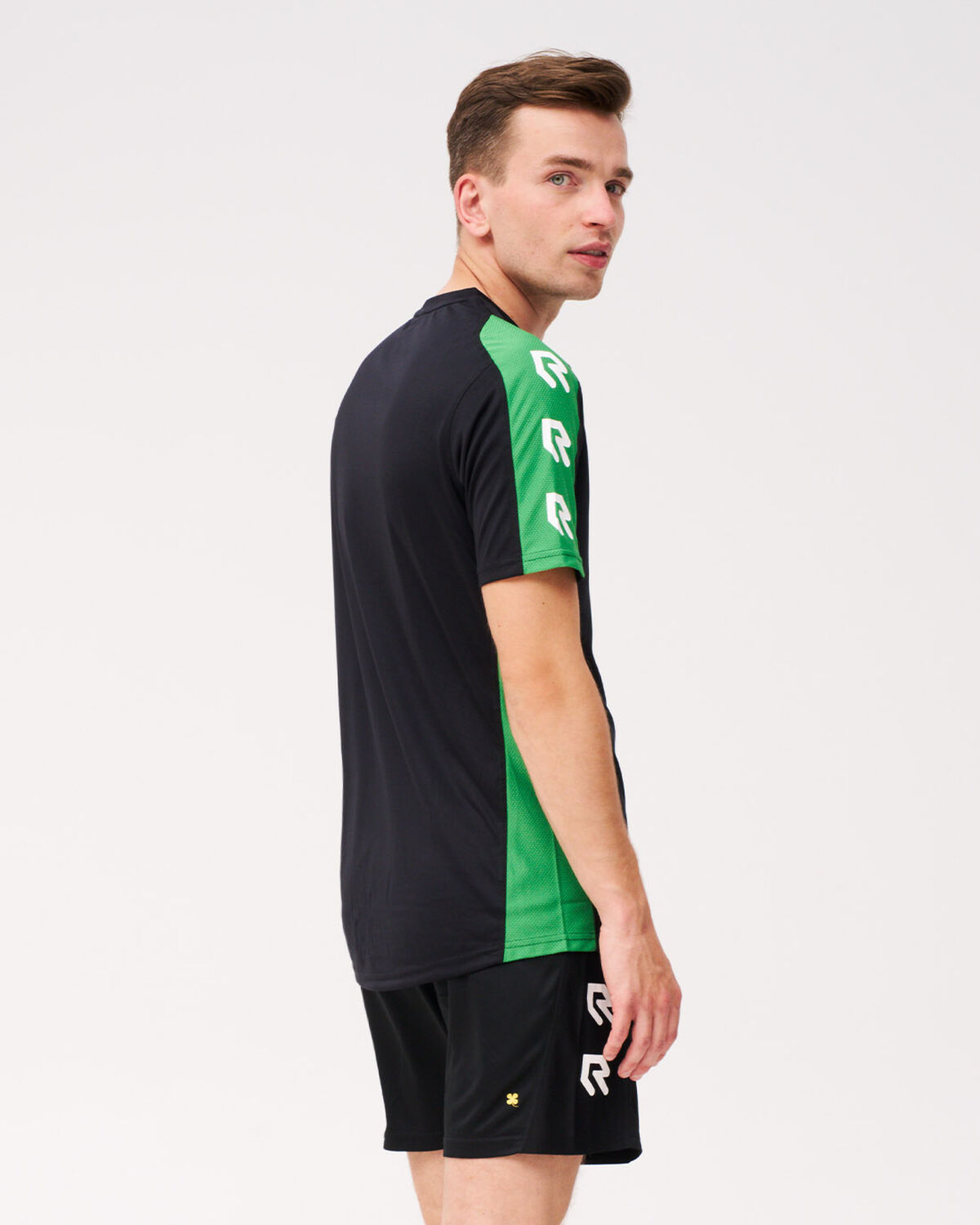 Performance Shirt, Black/Green, hi-res