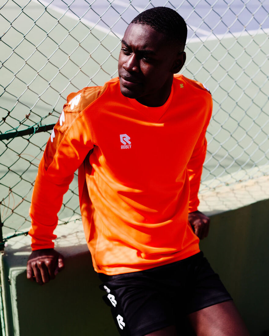 Performance Sweater, Orange/Miscellaneous, hi-res