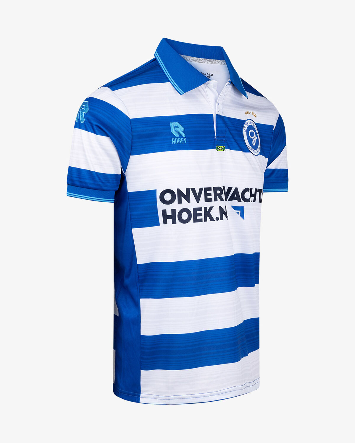De Graafschap Home Shirt 23/24, White/Green, hi-res