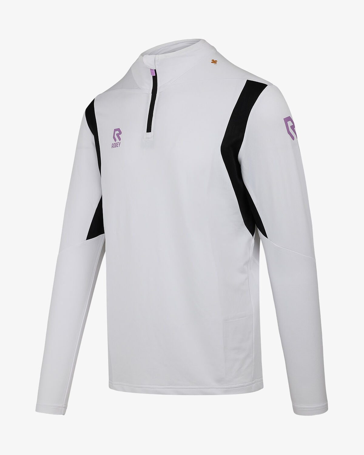 Playmaker Half-Zip Top, White, hi-res