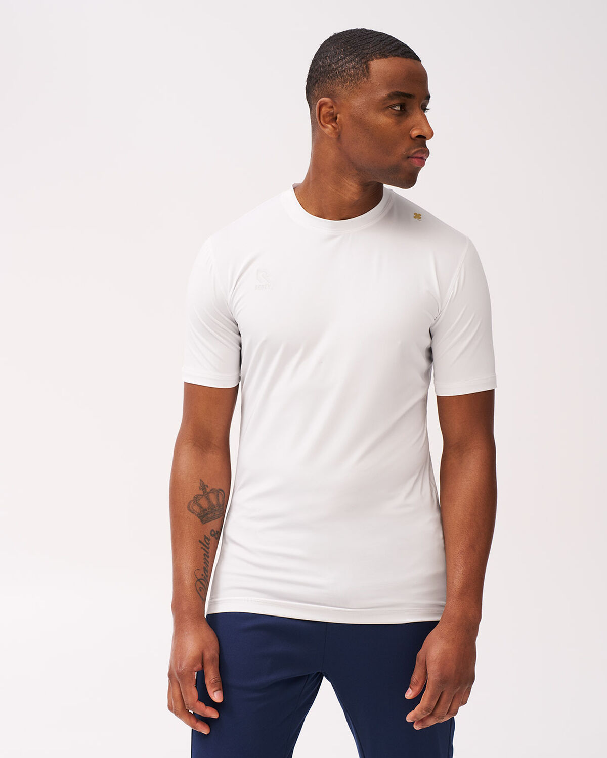 Baselayer Shirt SS, White, hi-res