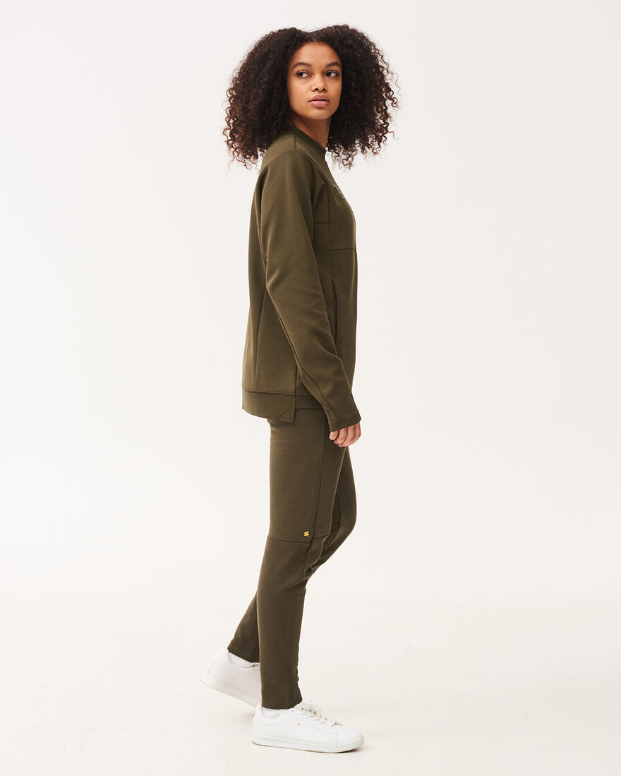 Off Pitch Cotton Pants, Olive, hi-res