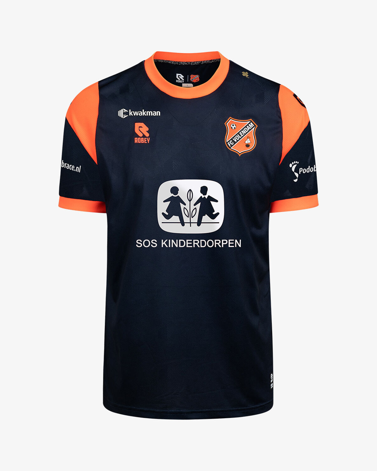 FC Volendam Away Shirt Kids 24/25, Black/Orange, hi-res