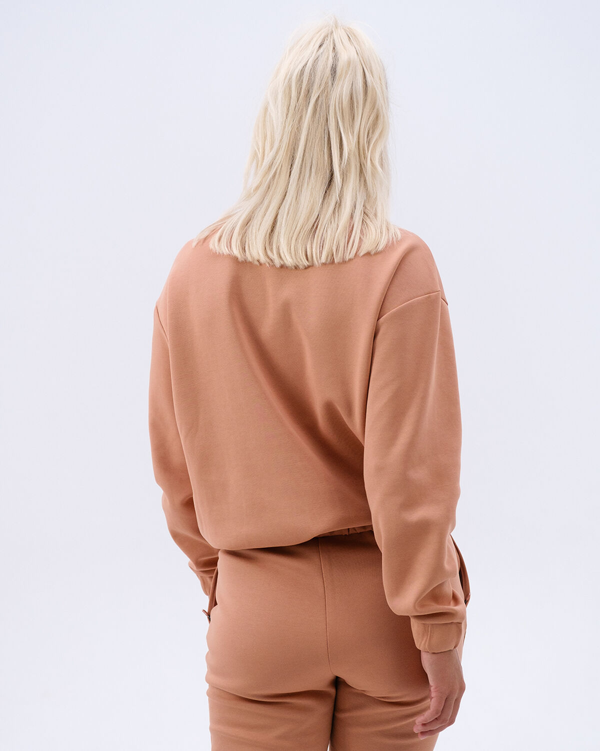 Women's Off Pitch Jacket Half-Zip, Italian Clay, hi-res