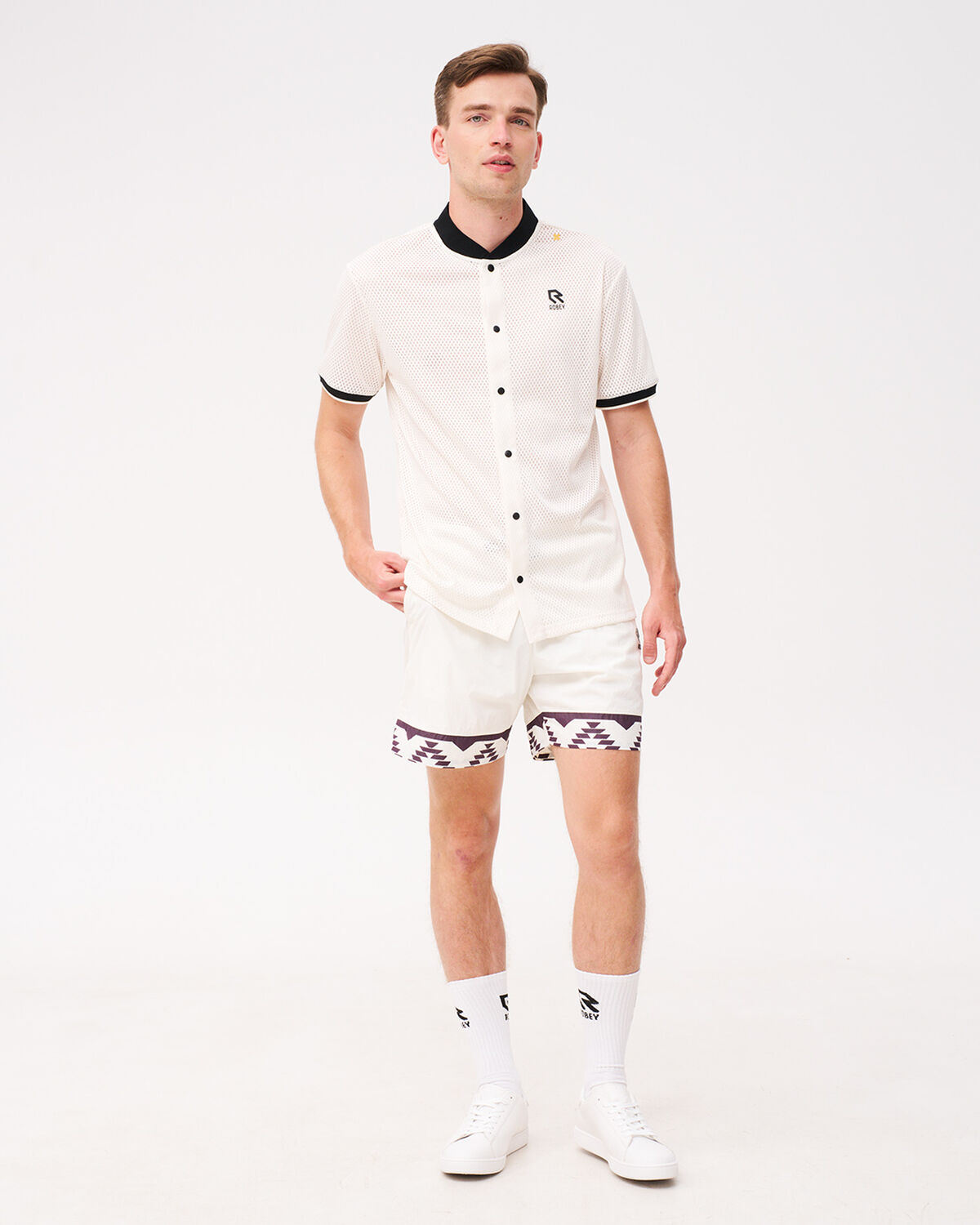 Grand Slam Tennis Layering Top, Off White, hi-res