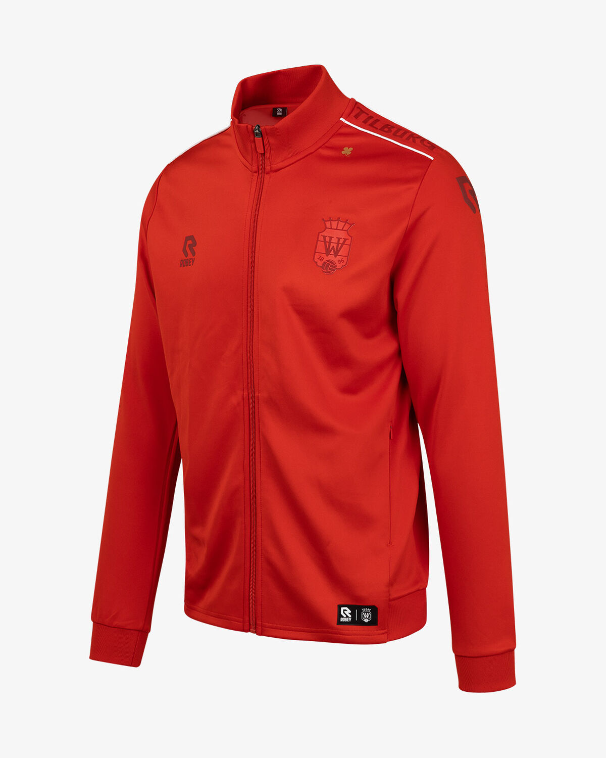 Willem II Warm Up Full Zip Jacket 23/24, Red, hi-res