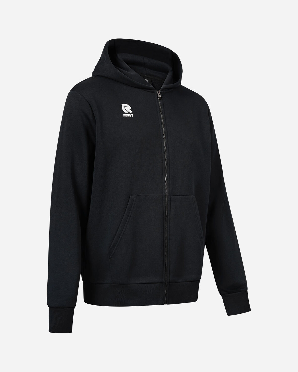 Brandpack Hoodie Full-Zip, Black, hi-res