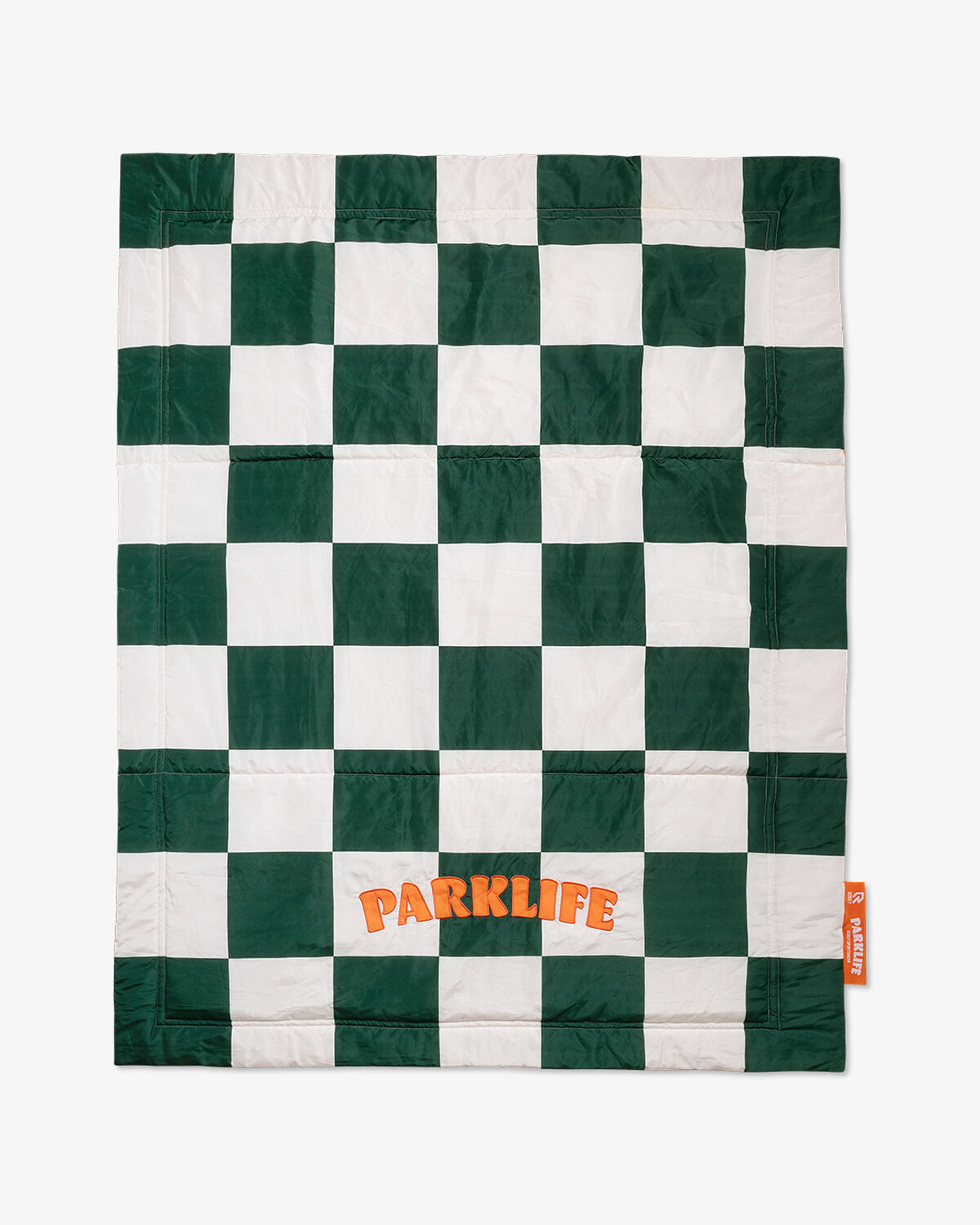 Parklife Picnic Blanket, White/Dark Green, hi-res