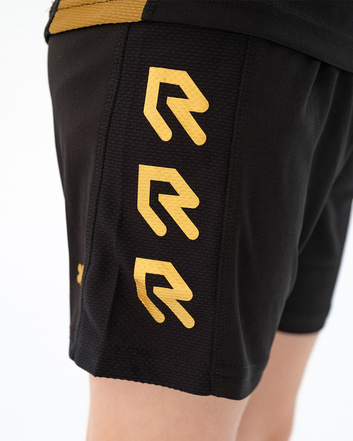 Performance Shorts, Black/Gold, hi-res