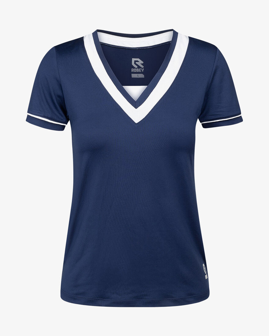 Tennis Match T-Shirt, Match Navy, hi-res