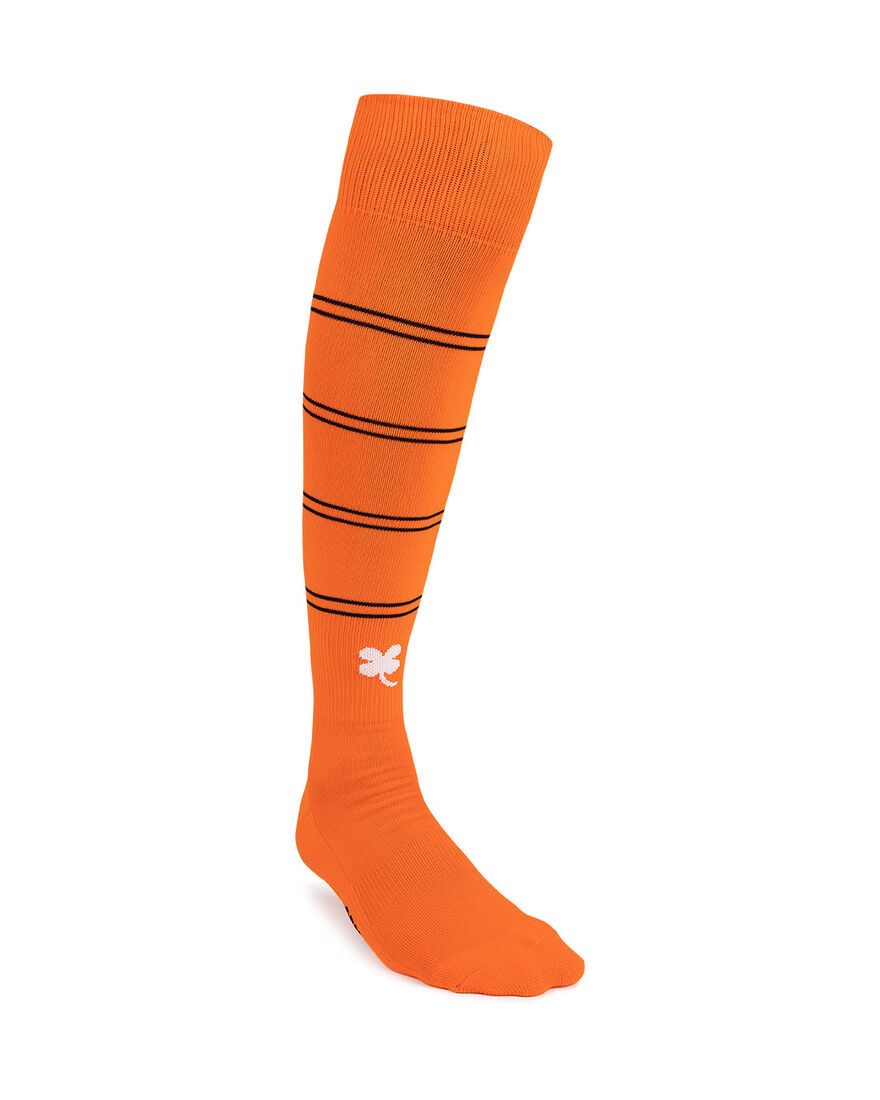 FC Volendam home sock with feet 21/22, Orange/Miscellaneous, hi-res