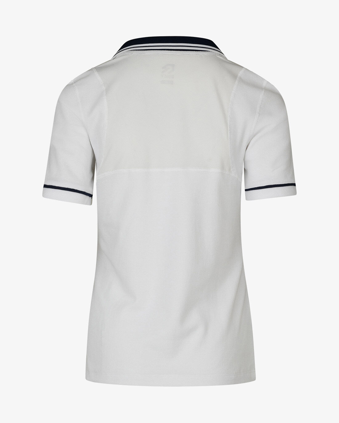 White polo v neck cheap