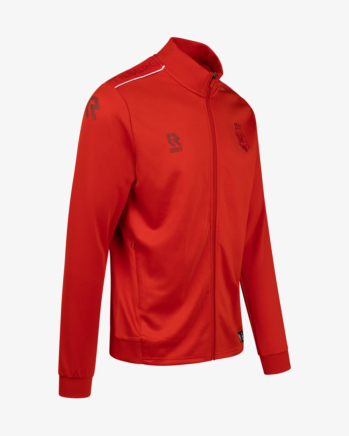 Willem II Warm Up Full Zip Jacket 23/24, Red, hi-res