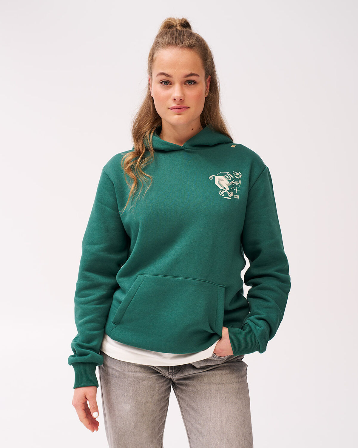 Kick Ups Hoodie, Dark Green, hi-res