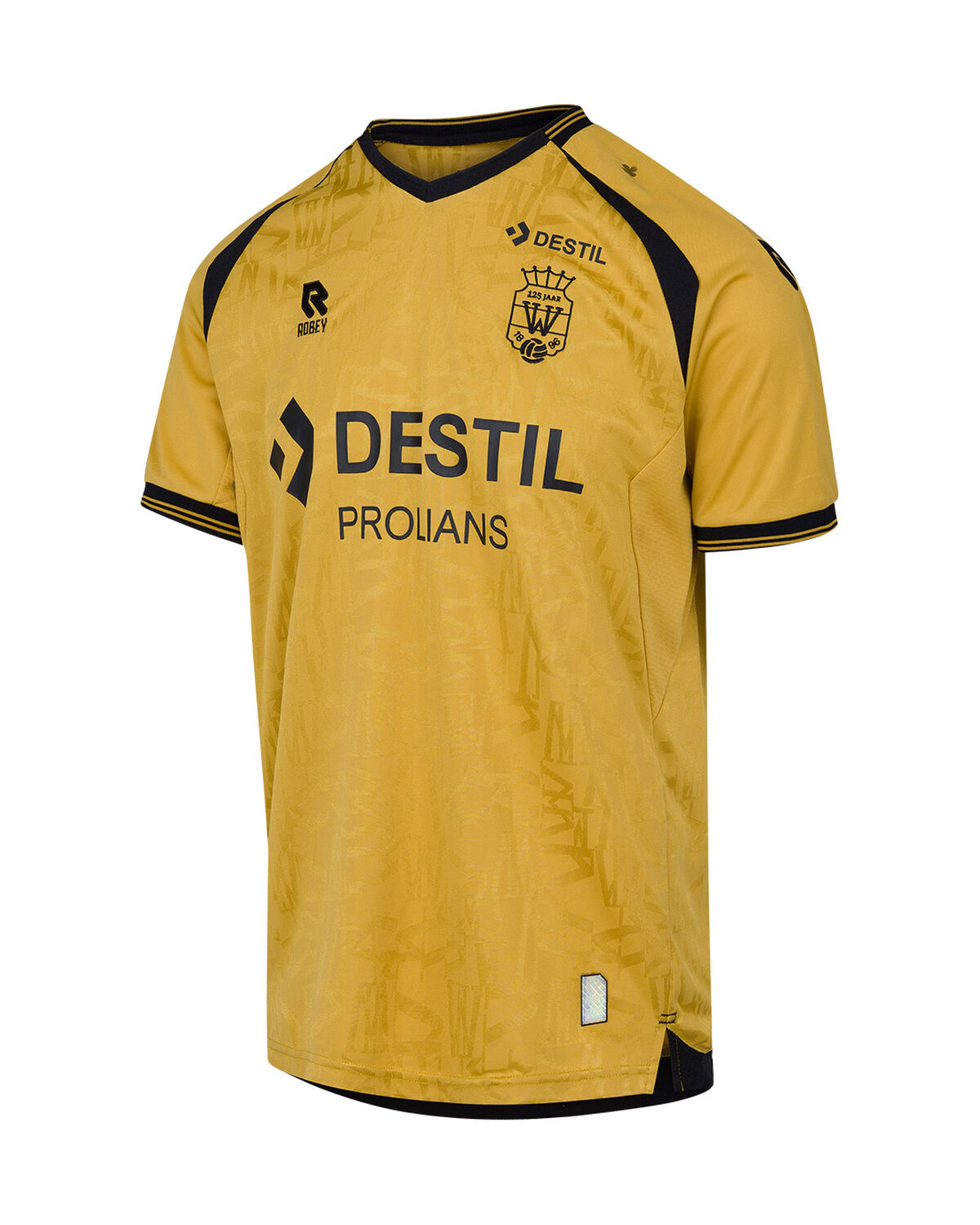Willem II Match Shirt 21/22 SS, Gold, hi-res