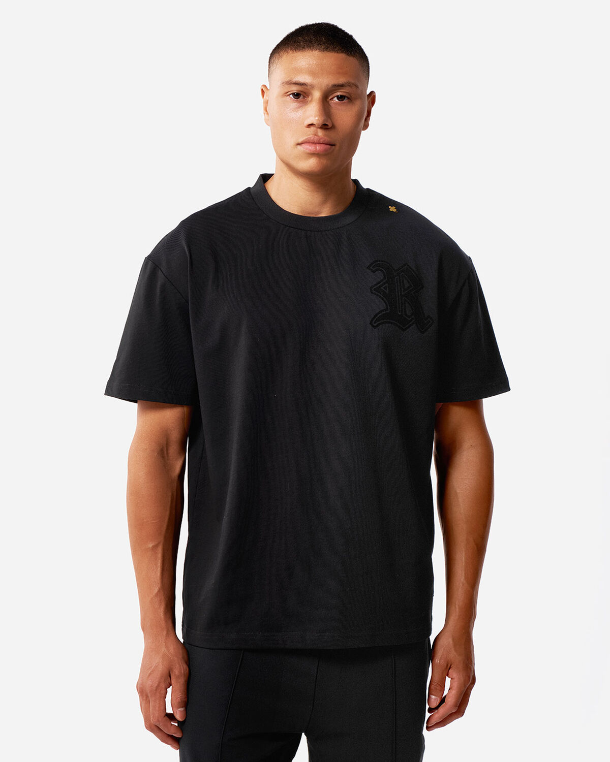 Robey Varsity Tee, Black, hi-res