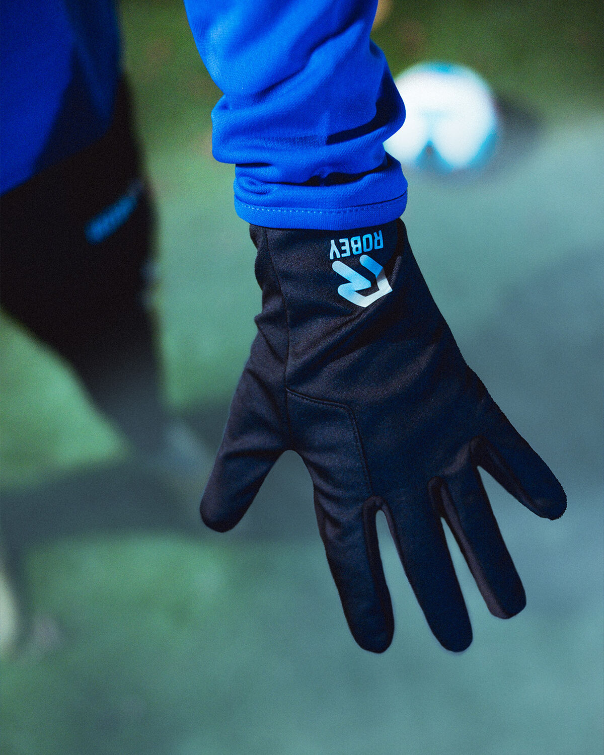 Gloves, Black, hi-res