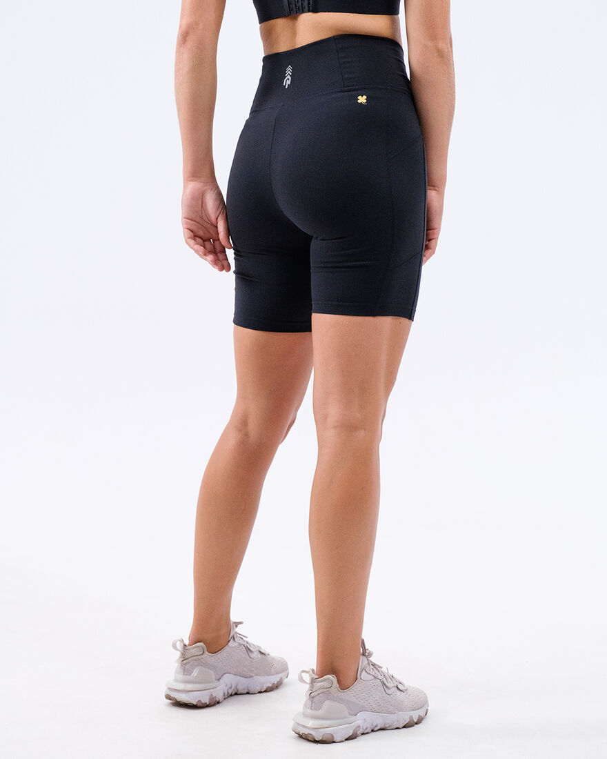 Women's Gym Biker, Black, hi-res
