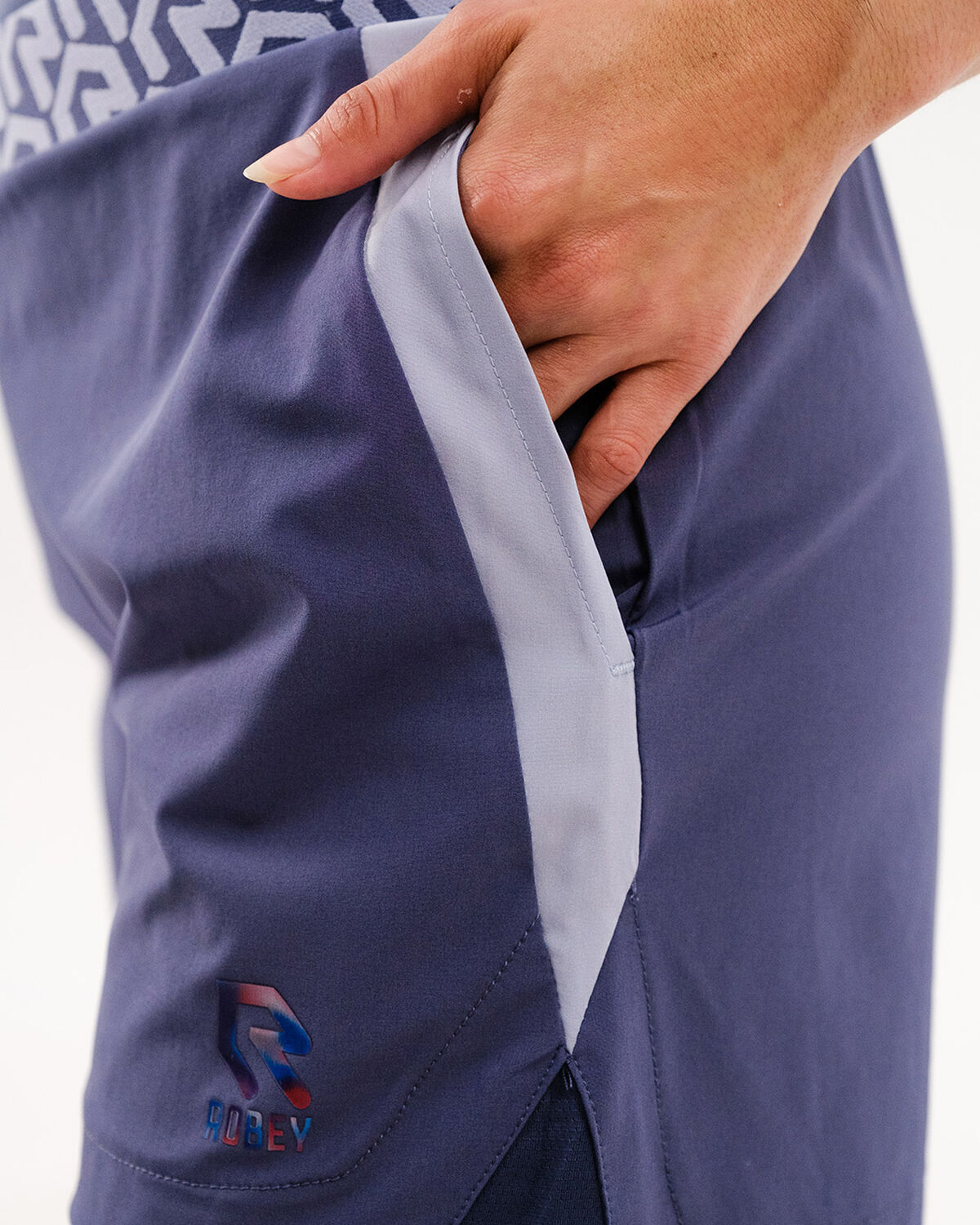 Women's Gym Short, De Nimes Blue, hi-res