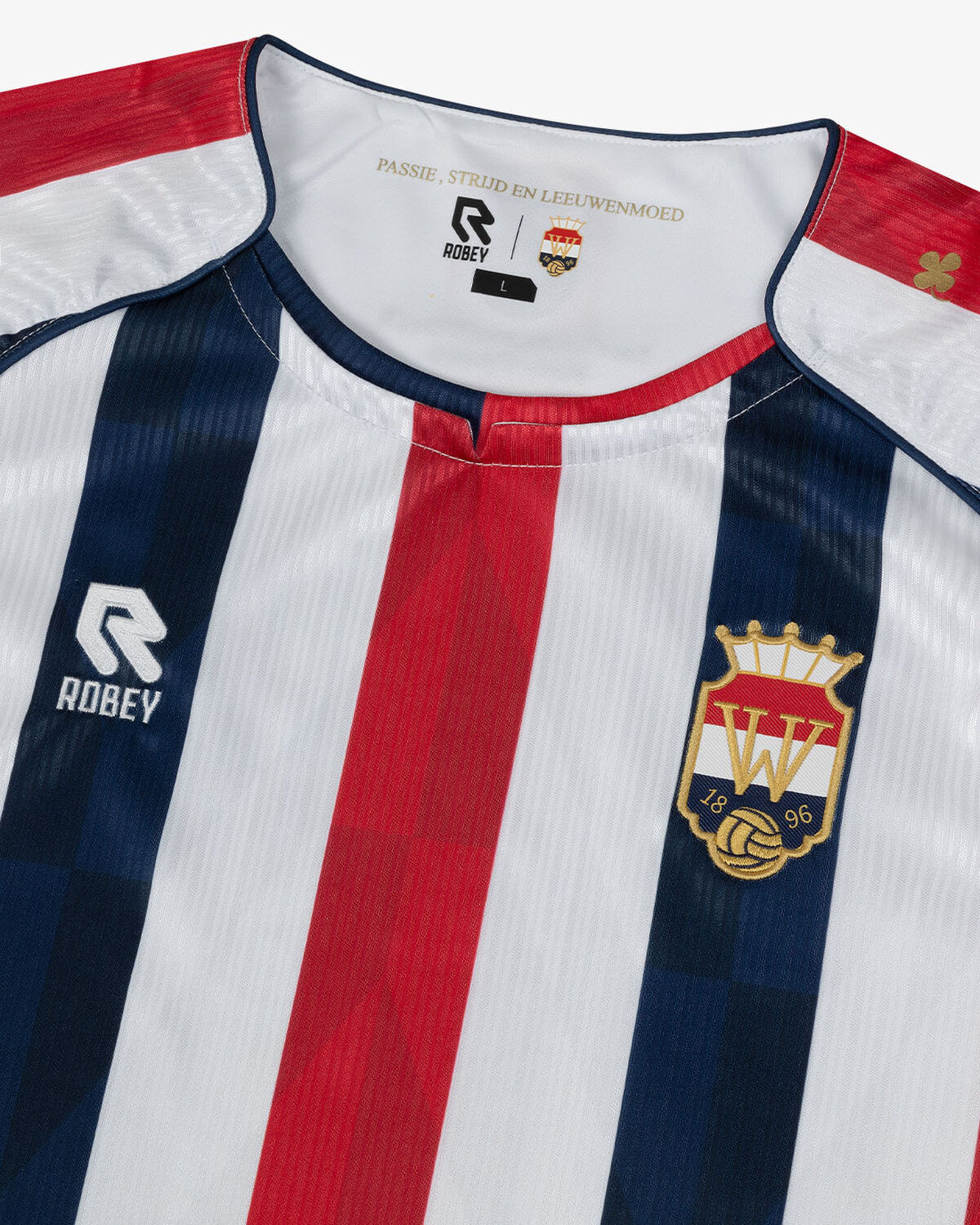 Willem II Home Shirt 25/26, White/Navy/Red, hi-res