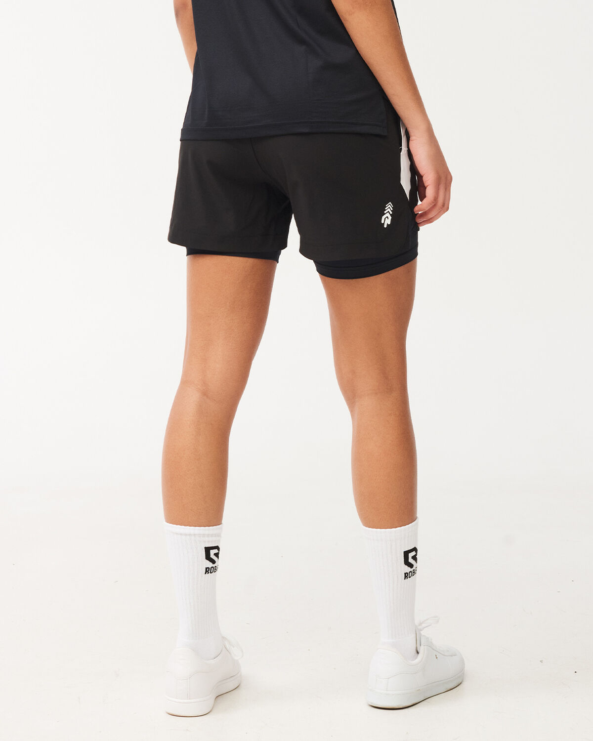 Women's Gym Short, Black, hi-res