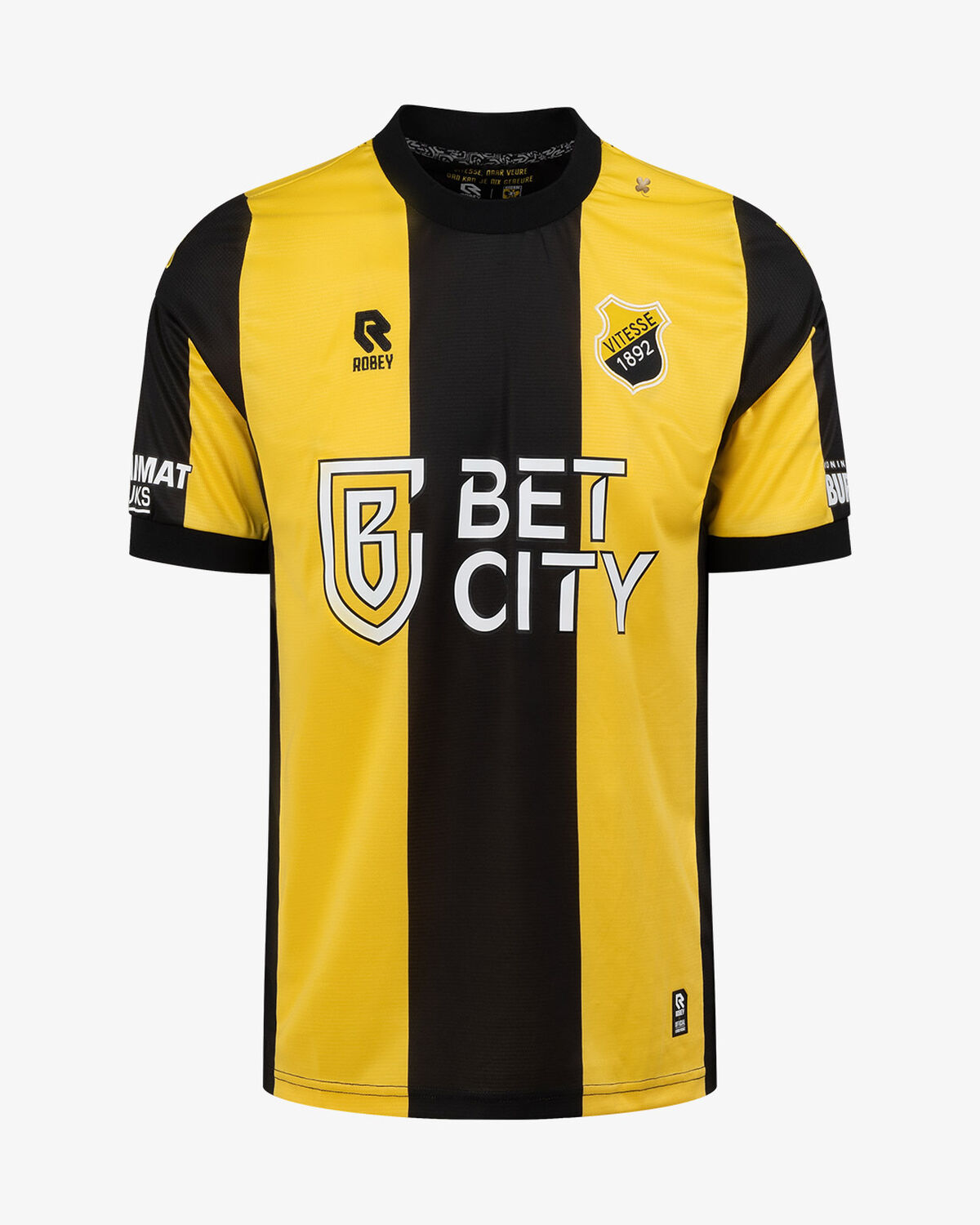 Vitesse Home Shirt Senior 24/25, Black/Yellow, hi-res