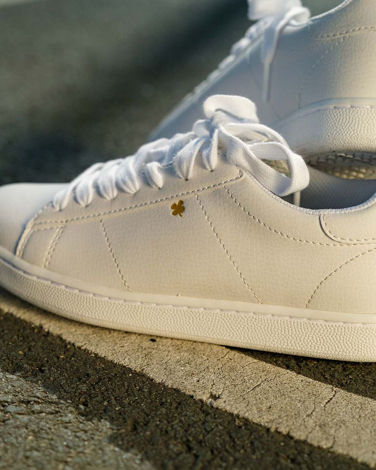 Adrien - White/White - Sportleather, White/White, hi-res