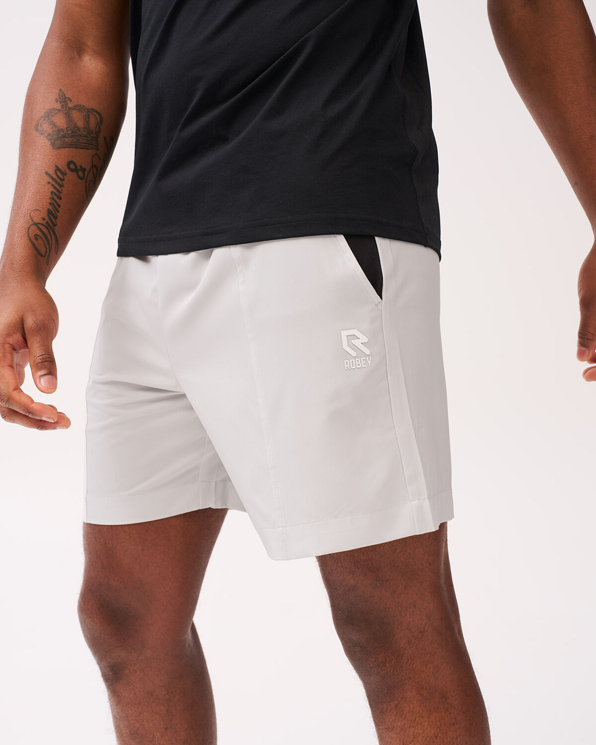 Tennis Ace Shorts, Light Grey, hi-res