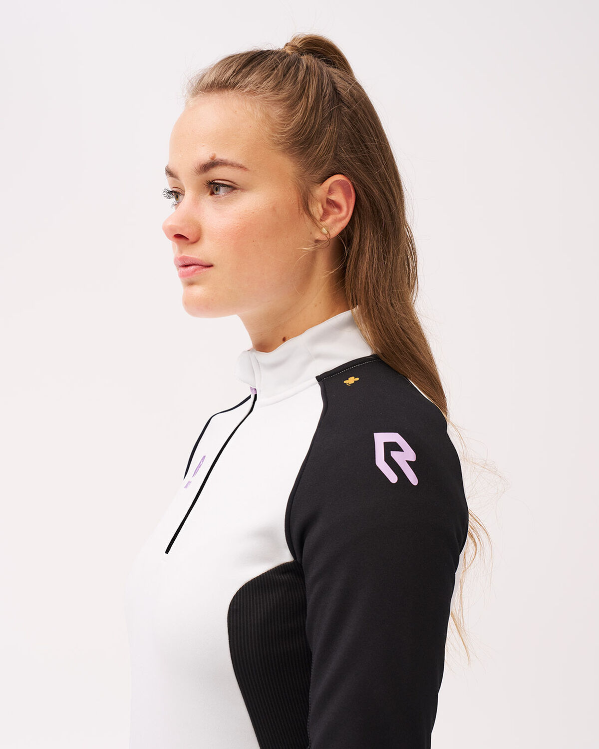 Women's Forward Jacket Half-Zip, White, hi-res