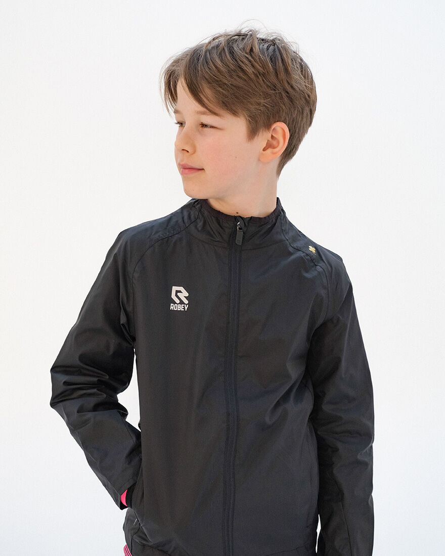Rain Jacket, Black, hi-res