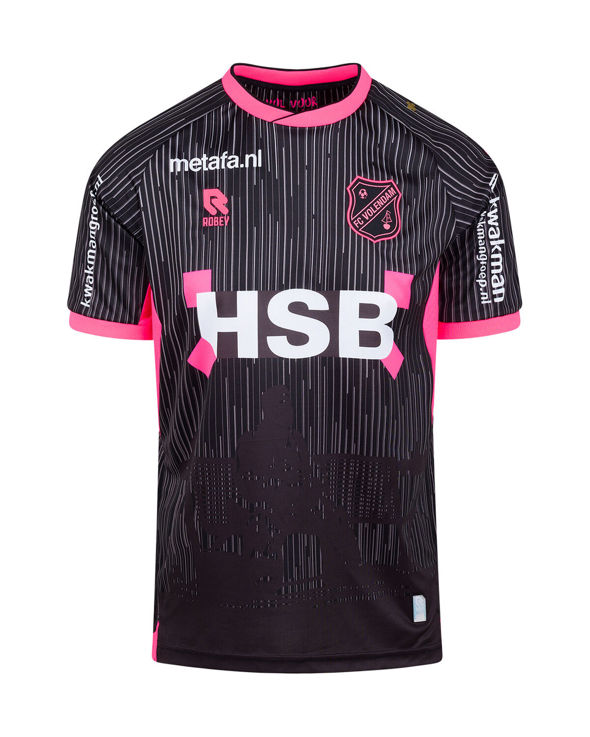 FC Volendam Away SS 21/22, Black, hi-res