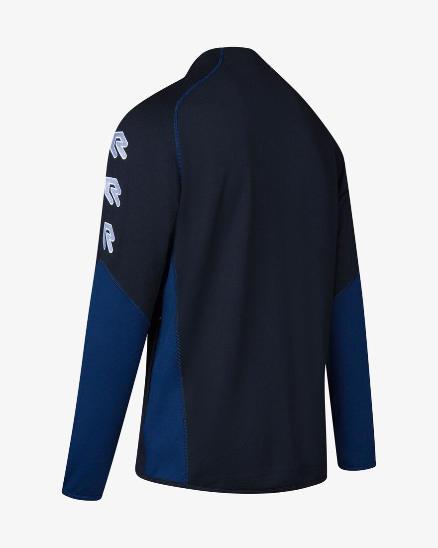 Performance Full-Zip Jacket, Black/Navy, hi-res