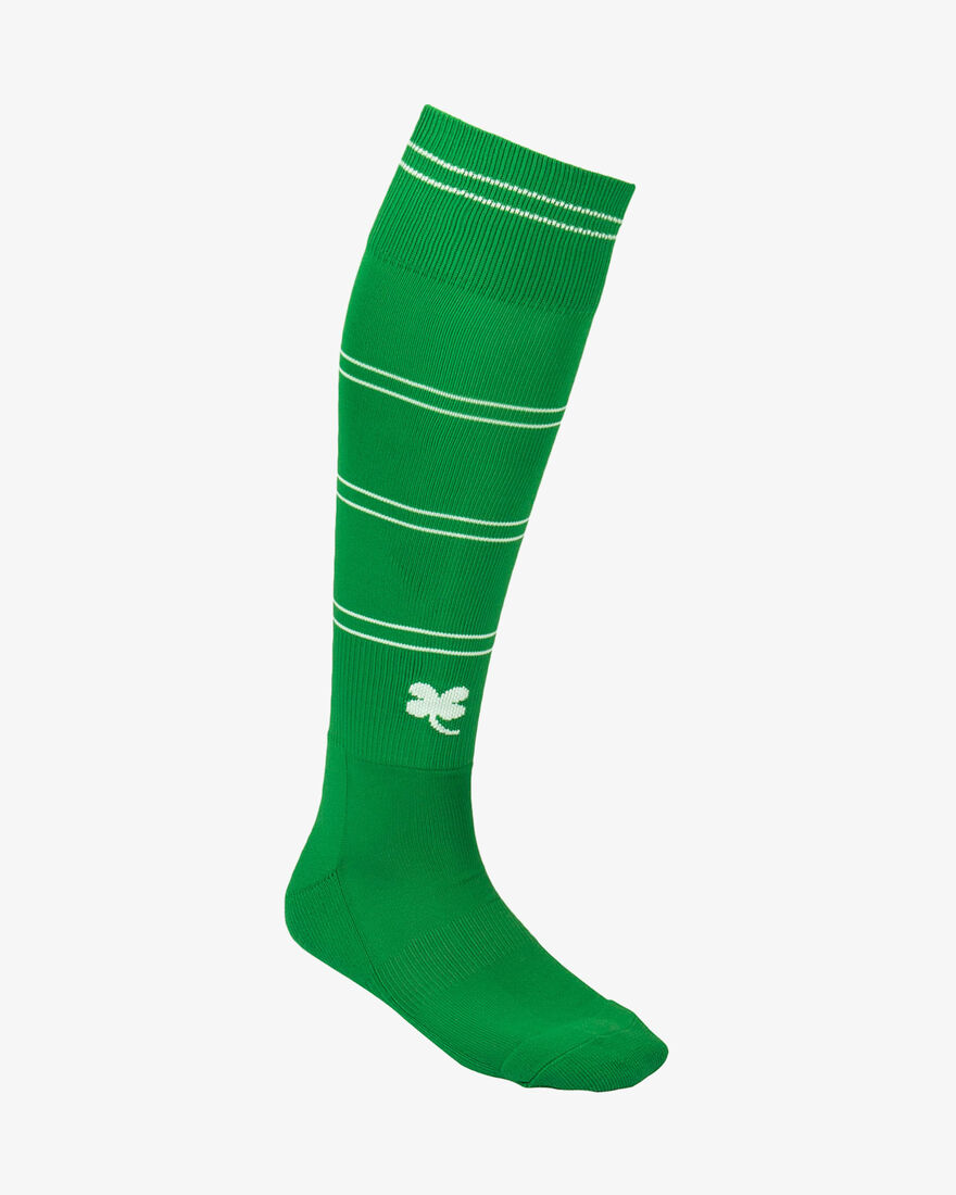 Sartorial Socks, Green/White Stripe, hi-res