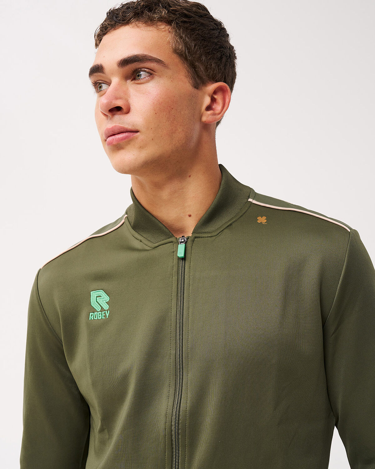 Off-pitch Legacy Full-Zip Top, Green, hi-res