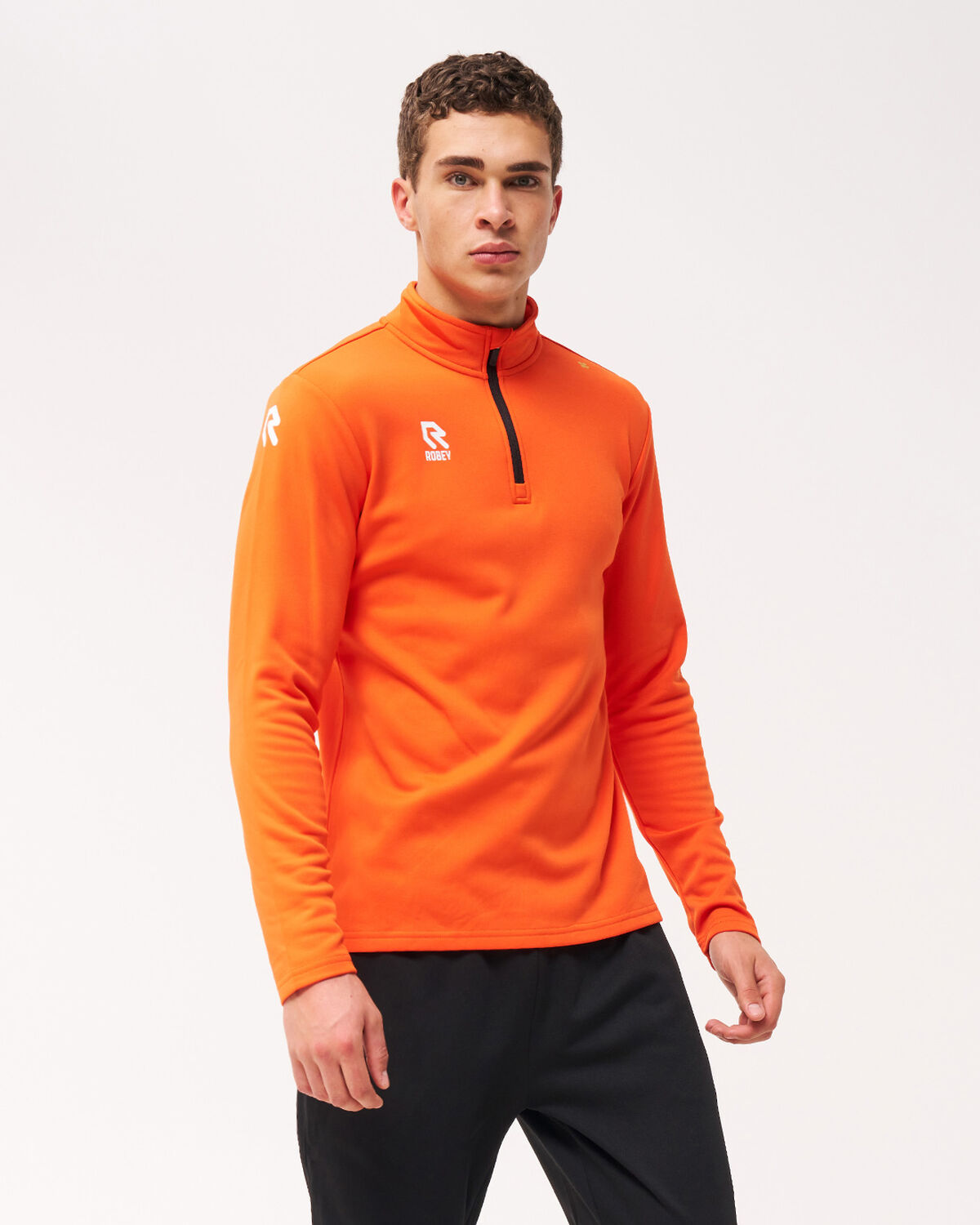 Crossbar Half-Zip, Orange/Miscellaneous, hi-res