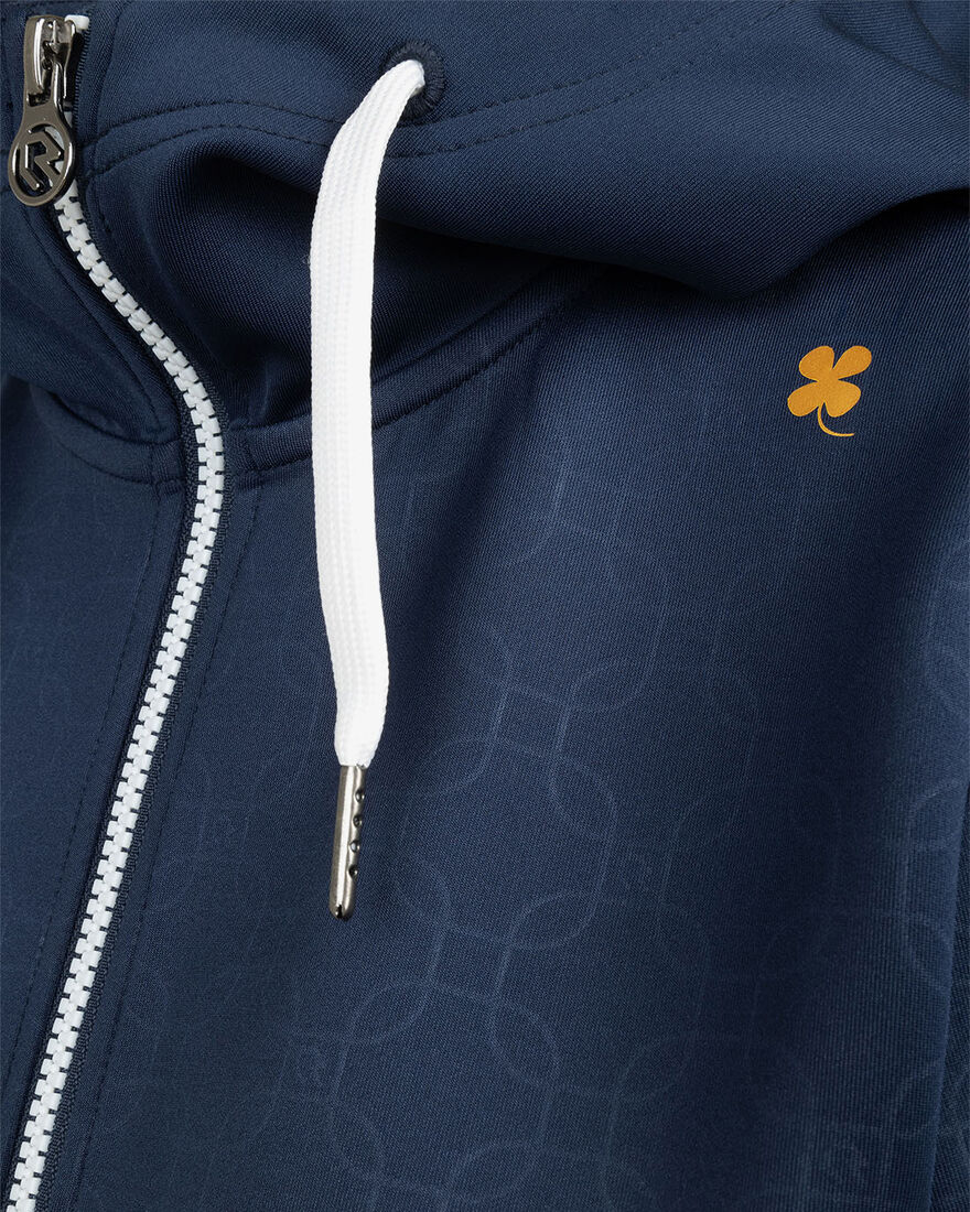 Tennis Forehand Tracksuit Full Zip Jacket, Match Navy, hi-res