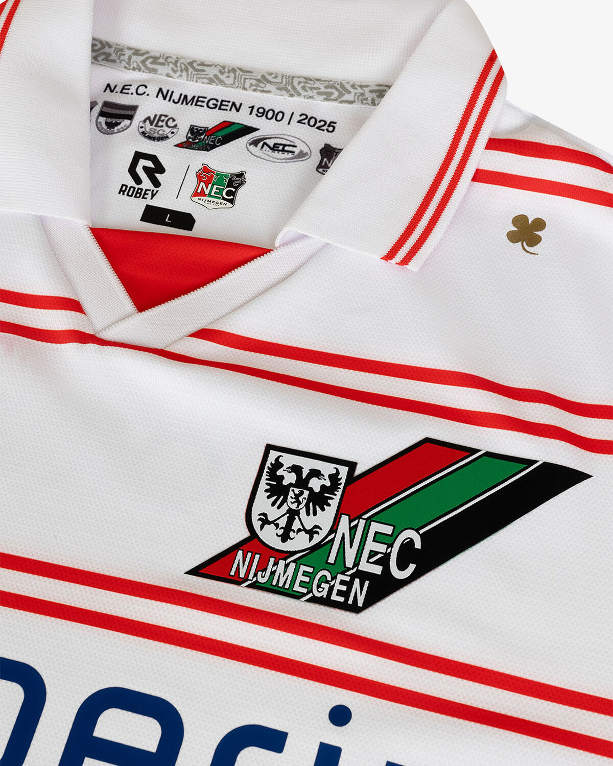 N.E.C. Wedstrijdshirt Uit #2 25/26, Red/White, hi-res