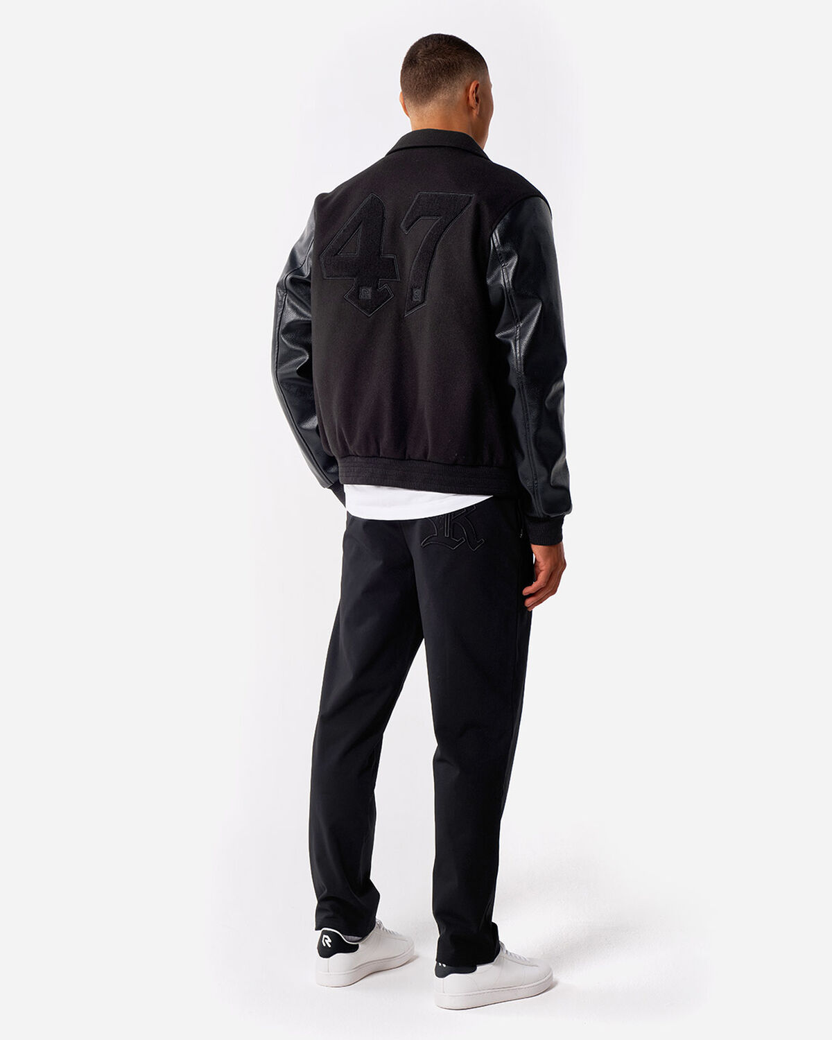 Robey Varsity Jacket, Black, hi-res