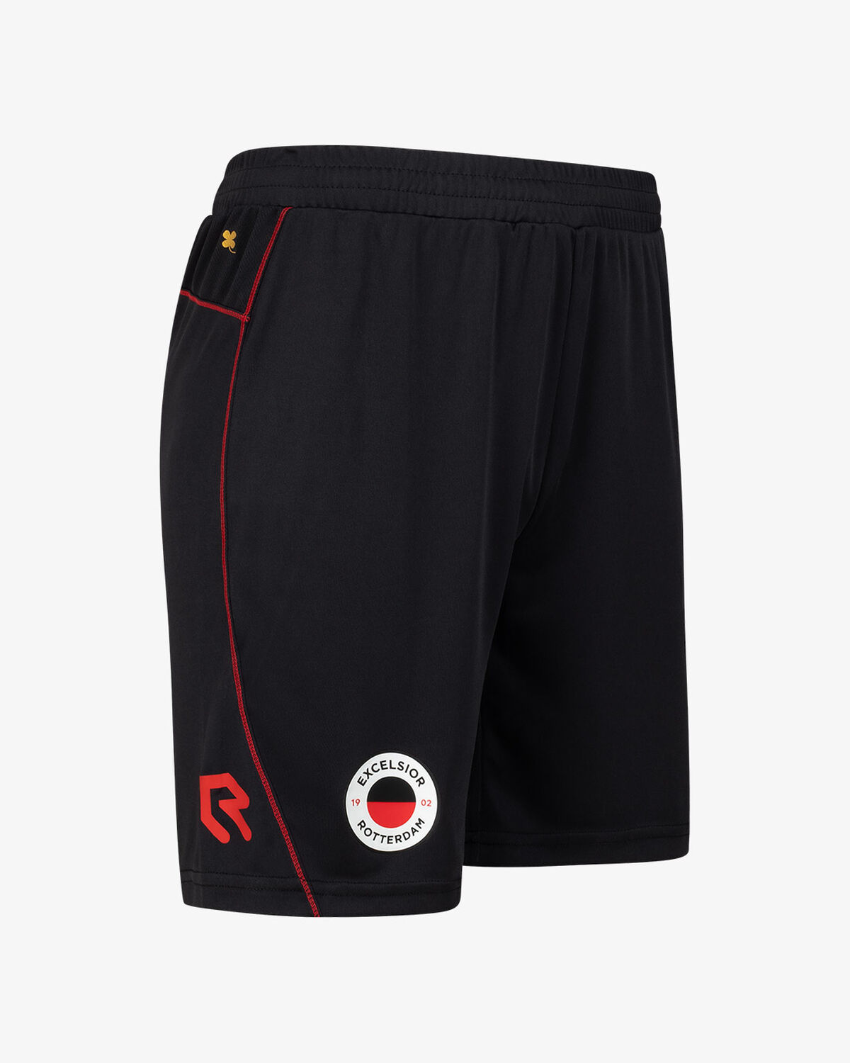 Excelsior Rotterdam Training Short 25/26, Black/Red, hi-res