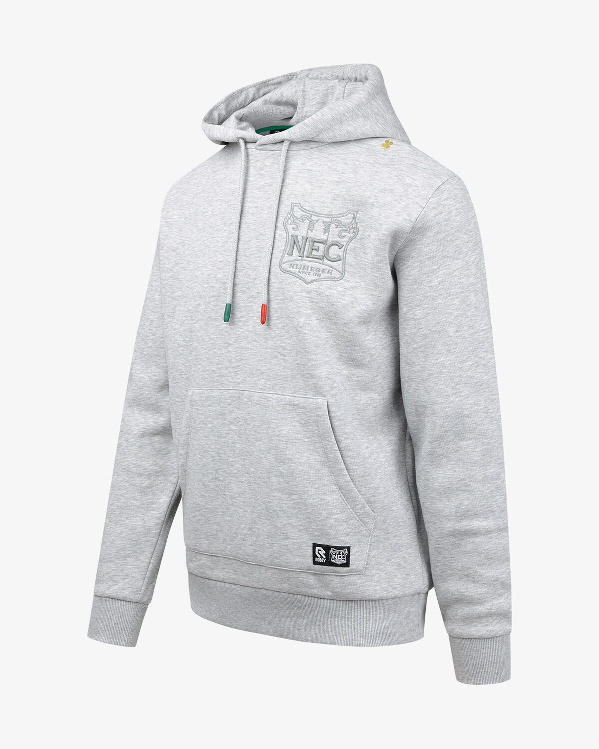 N.E.C. Hoodie, Grey Melange, hi-res