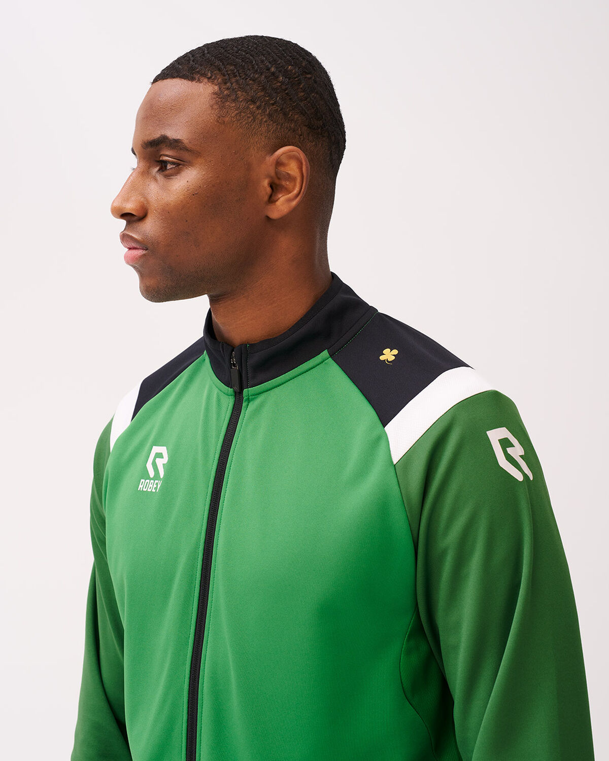 Control Full-Zip Top, Green, hi-res